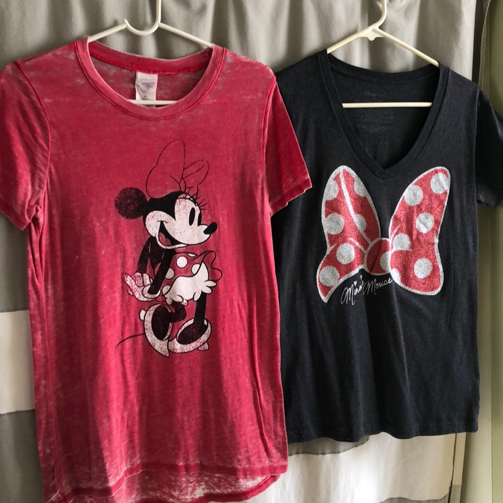 Minnie Mouse graphic T-shirts (set of 2)